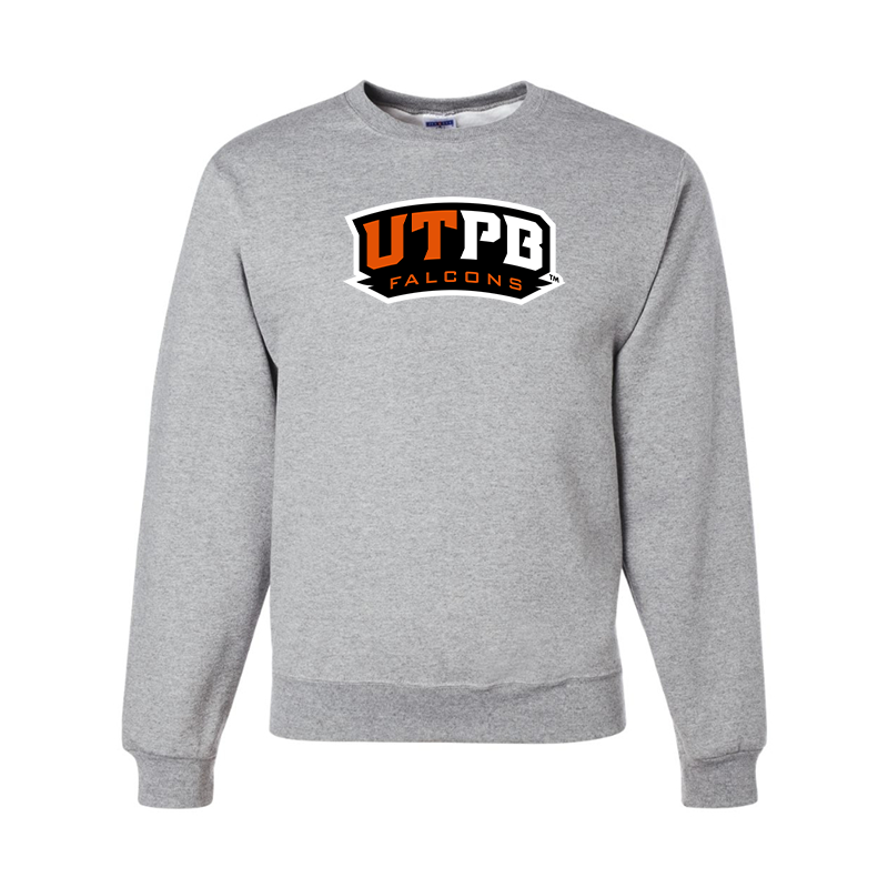 Men's UTPB Falcons JERZEES NuBlend Crewneck Sweatshirt